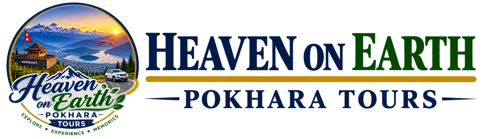 heaven on earth pokhara tours banners
