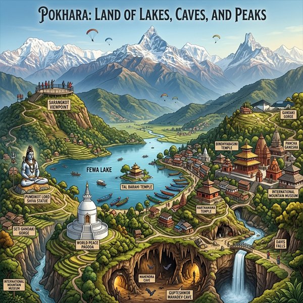 heaven on earth pokhara tours pokhara city tours